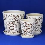 Customizable Ceramic Pots For Gardening In Different Colors