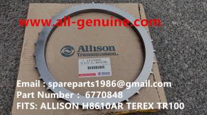 Wholesale 6770848 PLATE ALLISON PLATE 5GEB25A KOMATSU 730E 830E TEREX UNIT RIG BUCYRUS MT4400AC MT5500 MT3600 NTE240 NTE260 from china suppliers