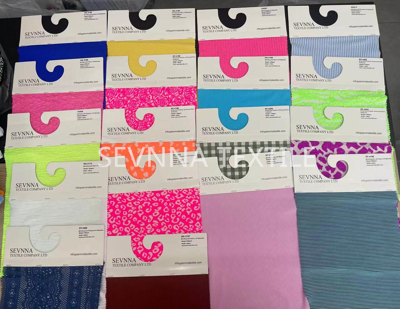 GRS Recycled Swimwear Fabric Eco Rib High Colorfastness Uv Protect Swimsuits