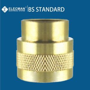 Wholesale Conduit BS Brass Fittings Female Adaptor 20mm 2&quot; Straight Type from china suppliers