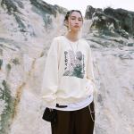 OEM ODM Baggy Pullover Ladies Oversized Hoodies Anti Wrinkle