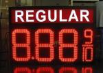 8888 Oil Price Led Sign , LED Moving Message Display High Brightness