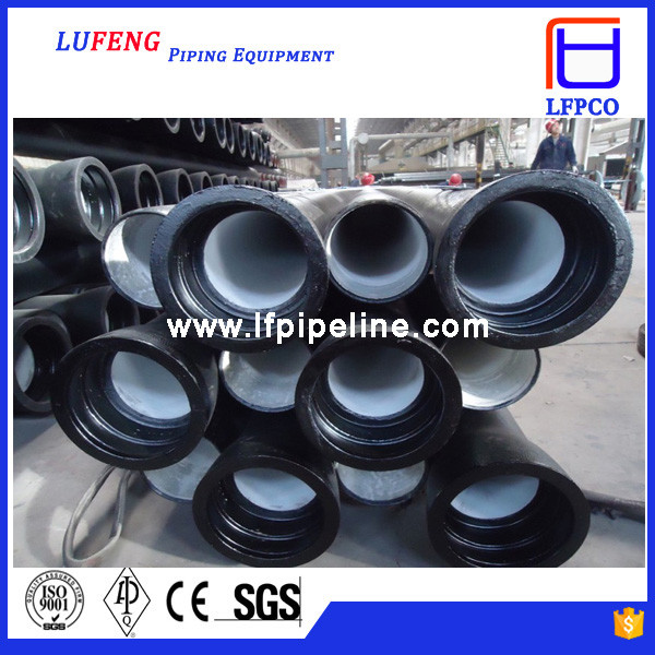 ISO2531 K9 4"-48" DN100-DN1200 Ductile Iron Pipe