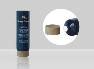 Wholesale D50mm Custom Cosmetic Lotion Tubes Plastic Creased tube from china suppliers