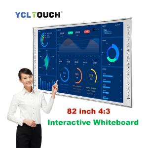 Wholesale 82 Inch IR Interactive Whiteboard Finger Touch For Smart Classroom from china suppliers