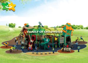 Wholesale Preschool Outdoor Play Equipment Distinctive With Wavy Slide CE GS Certified from china suppliers