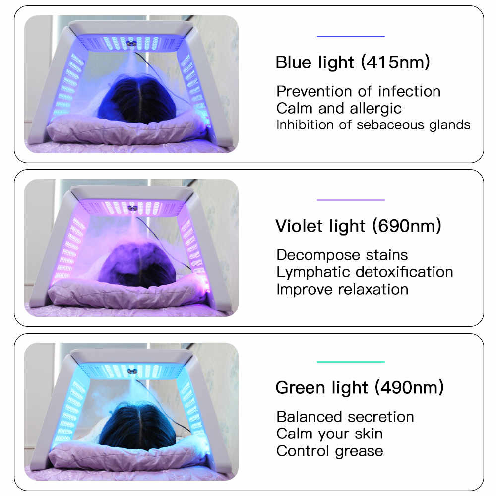 7 Lights Portable Phototherapy Machine For Home And Clinic 36W