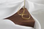 Lanciashow 925 Sterling Silver Jewellery Simple Interweave Twisted Hoop Earrings