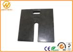 Durable Recycled Black Rubber Sign Pedestal Base Heavy Duty 18" X 18" X 2" Size