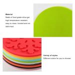 20g Round Silicone Kitchen Product Silicone Coaster Pad