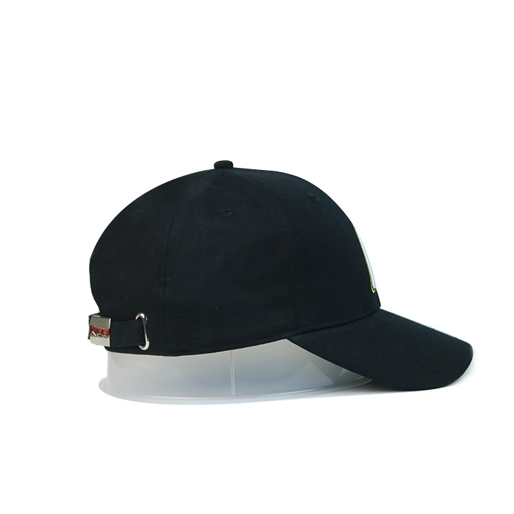 Embroidery Custom Logo Curved Bill Baseball Cap Polyester / Cotton Material