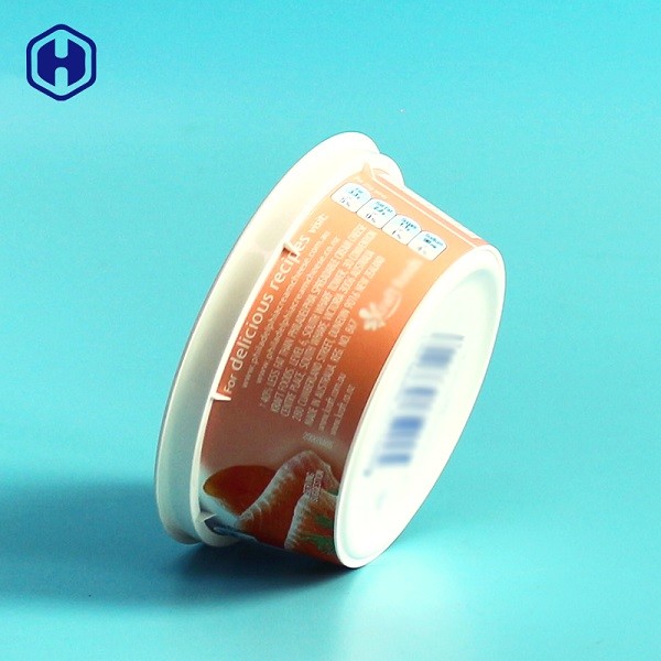 Recyclable IML Plastic Containers Reusable Disposable Ice Cream Cups