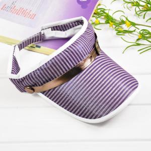 Wholesale Screen Printed Anti - Wrinkle Sun Visor Hat Velcro / Spandex Closure Available from china suppliers