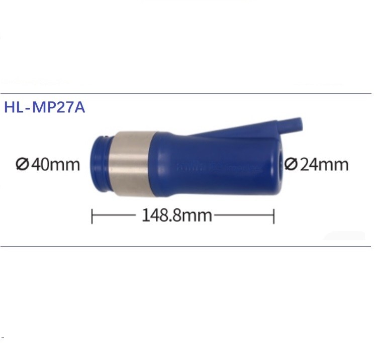 Milk-rite Triangle Milk Cup with Stainless Steel Weight Ring for Cow Milking System