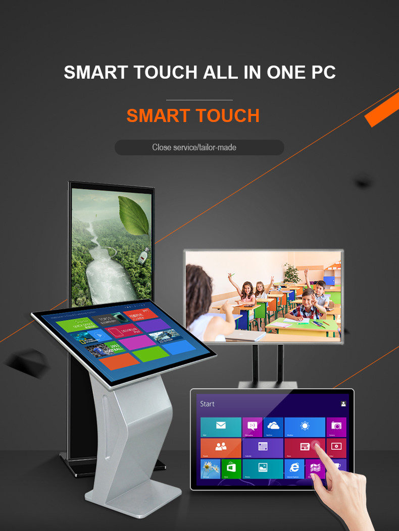 50 Inch Indoor Horizontal 2k Self Service Information Kiosk