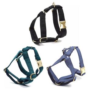Wholesale Dog Velvet Collar Leash Harness Set Luxury Collar Set Pet Leash Poop Bag OEM ODM Accepted from china suppliers
