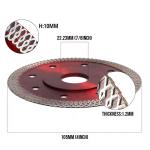 4.5 Inch Multipurpose Wet Dry Diamond Cutting Disc Reinforced Circular Diamond