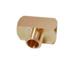 1/4NPT Male * 1/4NP Male * 1/4NPT Female Brass T Fitting