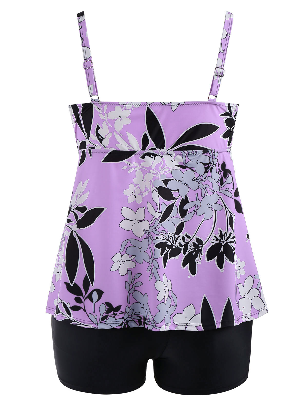 2018 New Plus Size One piece Swimsuit Floral Print Swimsuit Women Push up with