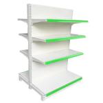 Suitable Price Single Side Supermarket Shelves Wood Grain Shelves Factory Outlet