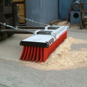 Wholesale Steel Base Design 1800mm Warehouse Forklift Broom Attachment from china suppliers