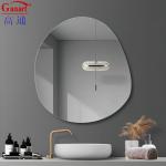 Customized Size Glass Mirror Modern Bath Beauty Gold Make Up Home Magic Full