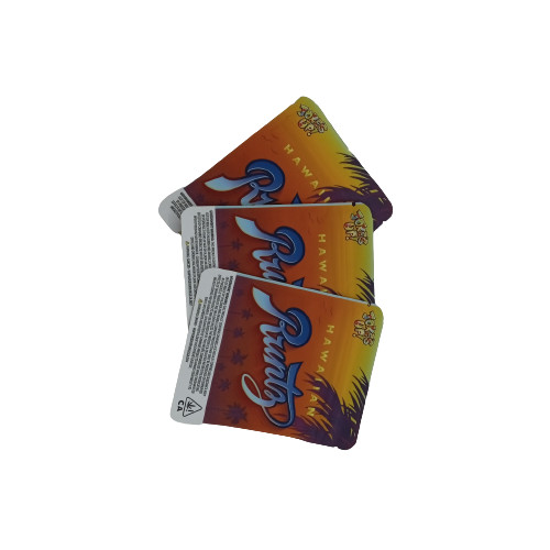 Flat Bottom Recycle weed Packaging Pouch ziplockk Mylar Aluminum Foil Bag