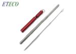 Non Toxic Telescopic Stainless Steel Straws 12-40oz Cups Perfectly Compatible