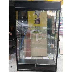 Wholesale Monomer Design Wall Mounted Glass Display Showcase 8mm Tempered Glass from china suppliers