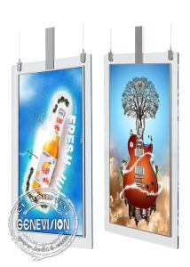 China 43 55 65 Double Sided OLED Ceiling Mount Android Advertising Display on sale