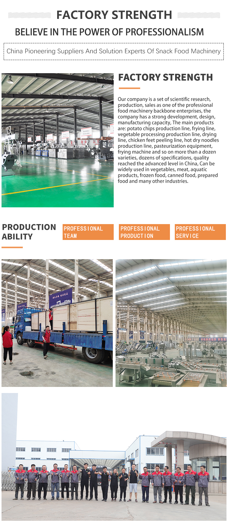 Semi-Automatic Frozen Potato French Fries Production Line for Fruit Processing Market