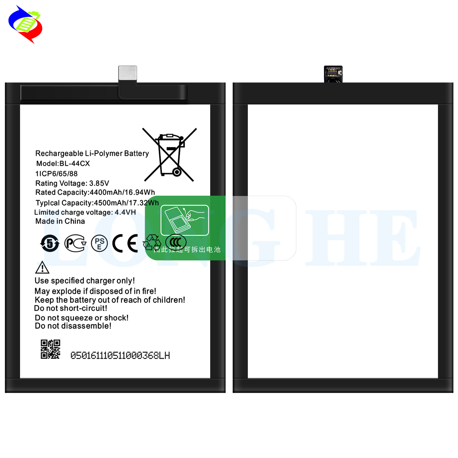 4500mAh BL-44CX X687 Rechargeable Batteries for Infinix Zero 8 Optimal Power Solution