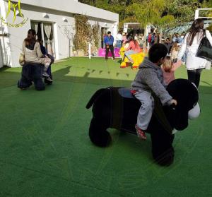 Wholesale Hansel entertainment factory price stuffed animal electric ride on furry animal from china suppliers