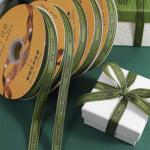 Military green gift packaging ribbon letter ribbon gift box ribbon flower baking