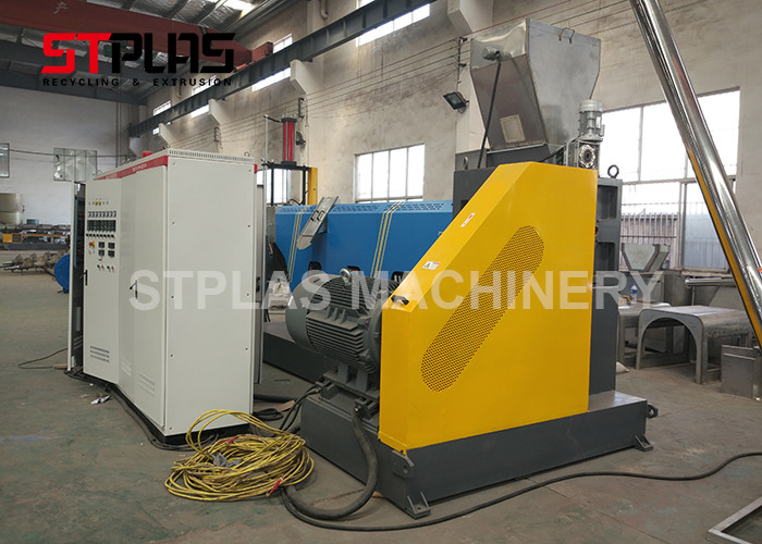 Crushed film bag material pelletizer machine, Trash can crushed material recycling granulation line