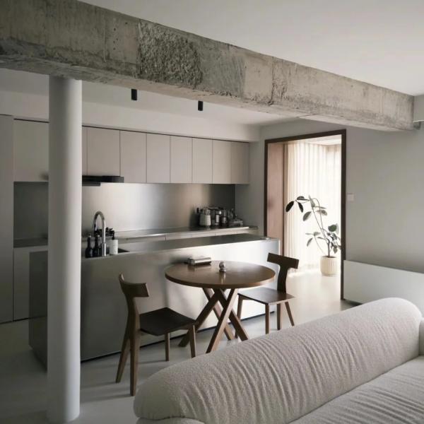 Complete Aluminum Kitchen Cupboards Set Modern Custom Stainless Steel Kitchen