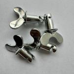 Steel Dzus Dome Butterfly Head Buttons Silvery 5/16"x.500" for Sprint Car Grip