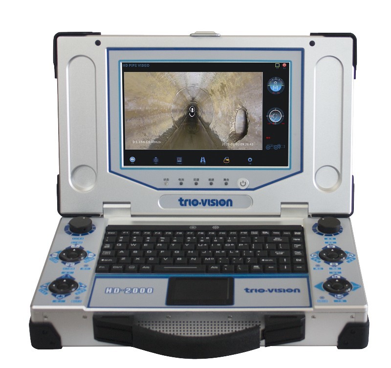 Mainline inspection sewer pipe robotic crawler Andriod tablet control