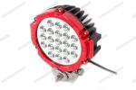 63W LED Off Road Driving Lights 7 Inch Yellow / Red / Black Color With Screws