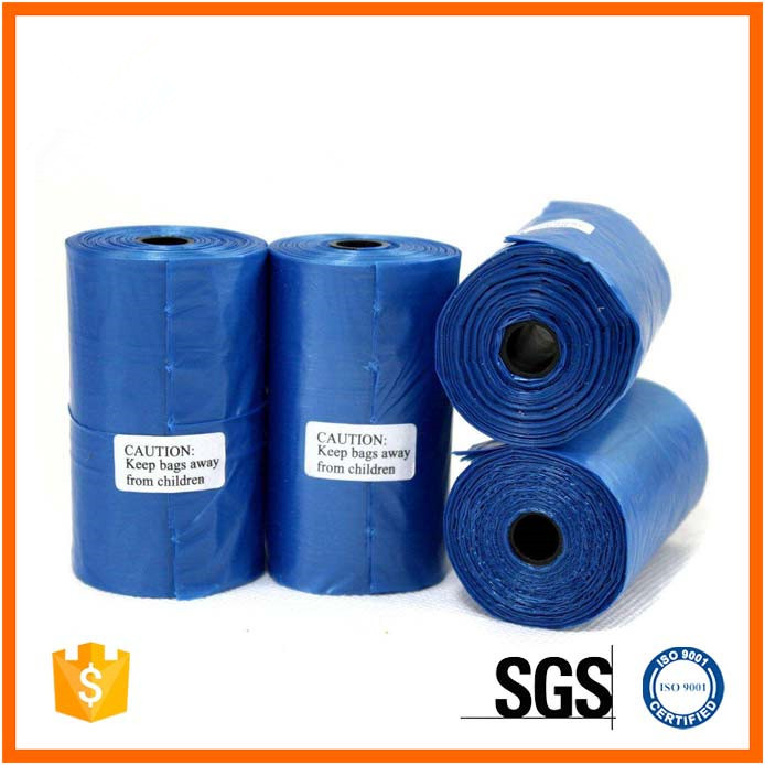 Black Extra Strong HDPE OEM Plastic Garbage Bags Recyclable Custom Printed