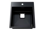 Luxury 304 Sus Above Counter Bathroom Sink For Hotel Sanitary Ware / Brushed