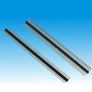 Wholesale Brass Pin PCB Header Connector One Row Straight Right Angle Wear Resistant from china suppliers