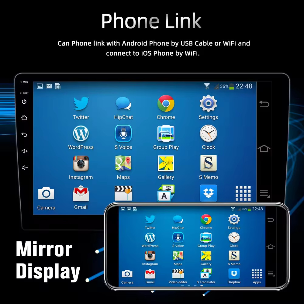 9Inch 10Inch 9853 Android Car Multimedia For Universal Car Navigation