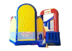 Wholesale Inflatable Fun Park Combo Bouncer House Kids Play Jumping Trampoline Moon Bounce from china suppliers