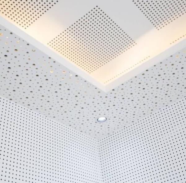 Carton Dimensions 613 X 623 X 130 160 mm Mineral Fiber Ceiling Board for Hotel