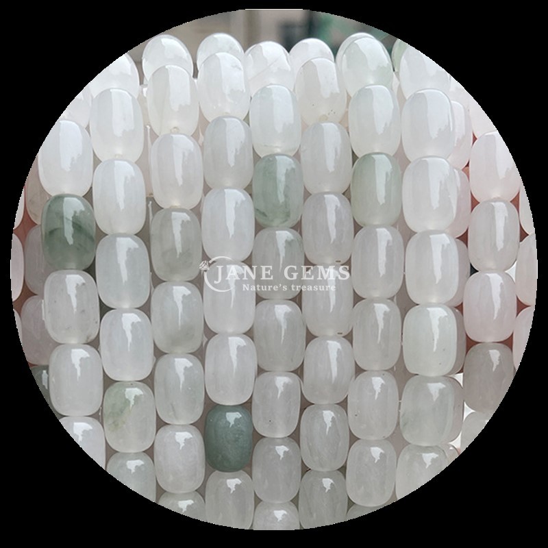 Rose Quartz Clear Quartz Natural Gemstone Bead Strands Natural Gemstone Barrel Shape Beads for Custom Gifts