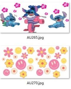 Wholesale Removable Adhesive 0.1mm UV DTF Decals Custom UV Transfer Stickers from china suppliers