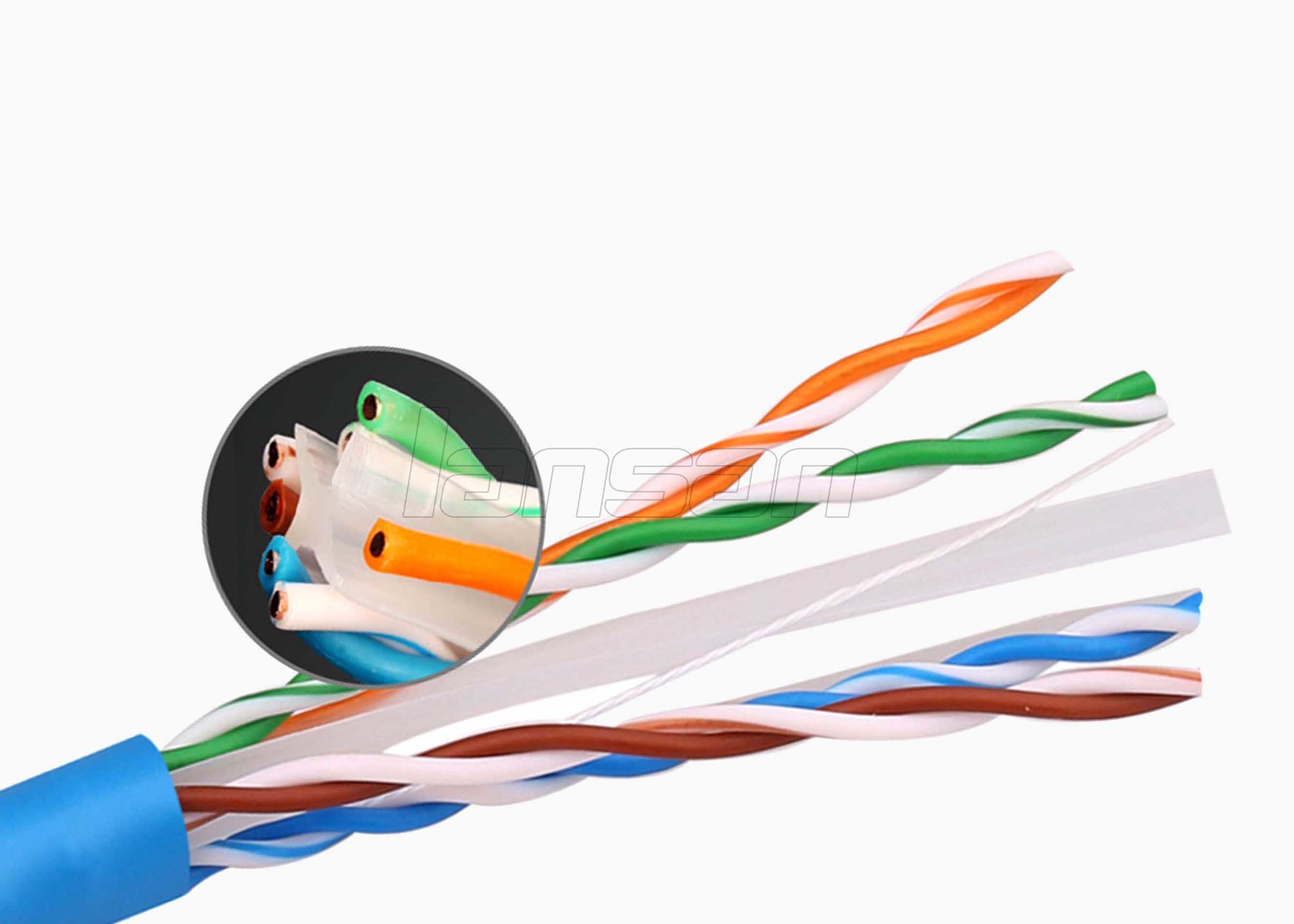 CCA Cat6 UTP Network Patch Cord Round PVC Rj45 Ethernet Cable 1.5m 2m 3m