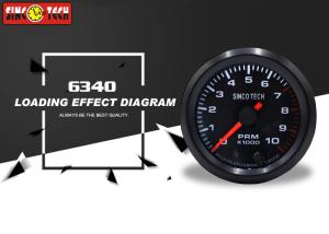 Wholesale 10000 Revs Universal RPM Gauge / 52mm RPM Gauge Single Pointer ISO 9001 Approved from china suppliers