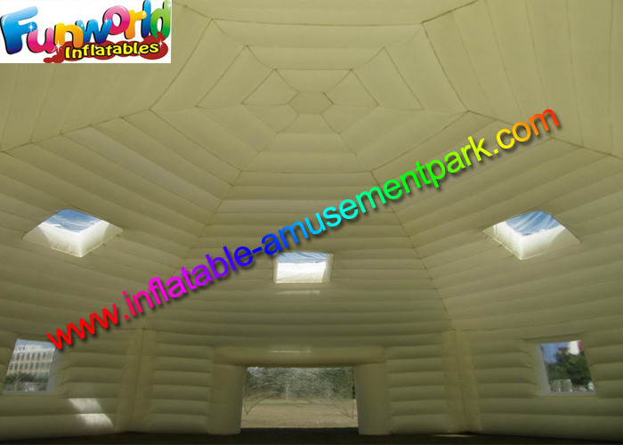 Durable Super Giant Inflatable Tent White Air Building Structure For Rent